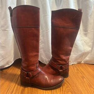 Frye Boots! Tan Leather Interior with Zipper